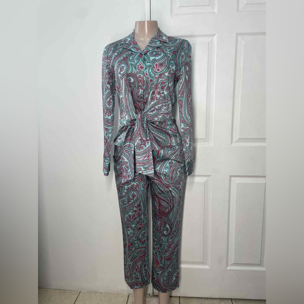 Jones New York Multicolor Paisley Jumpsuit